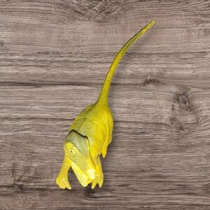Vintage 90's Yellow Raptor Toy